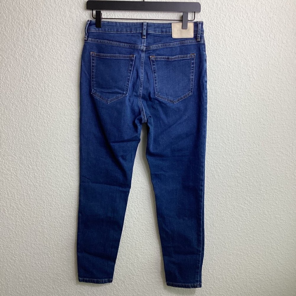 Everlane The Curvy High-Rise Crop Jeans Size 28 Blue - Picture 6 of 7